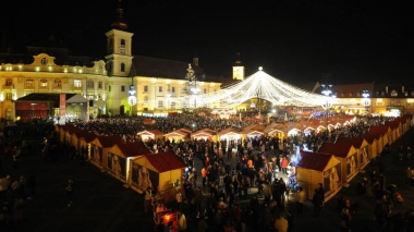 Targul de Craciun din orasul Sibiu
